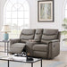 67" Brown Recliner Loveseat - Manual