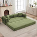 Corduroy Green 79 Inches InterchangeablePlus Sofa Bed