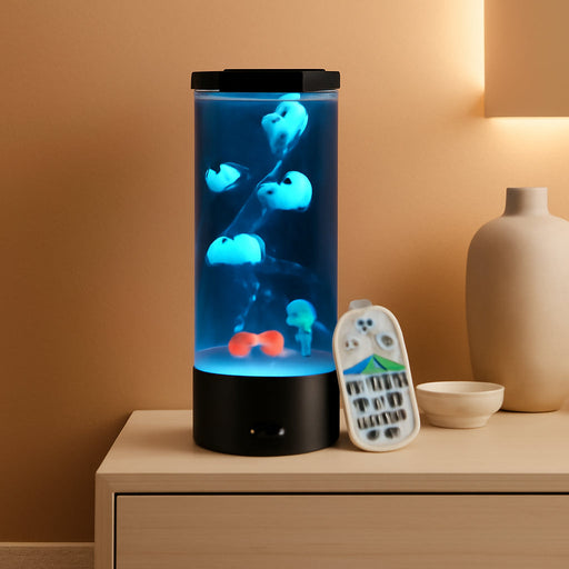 Jellyfish Lamp with 16 Colors Changing for Relax Mood Light Gift with USB for Men Women for Home Decoration…