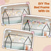 Twin Floor BedFrame Montessori HouseBed Guardrails