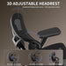 Mesh Office Chair Breathable, Office Chairs, Desk Chair with Adjustable Lumbar Support, Computer Chair, 5D Flip-Up Armrests, 330Lbs Capacity, Tilt Lock, 3D Headrest