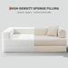 79 Inch ConvertibleSofaBed Beige Upholstery Comfort