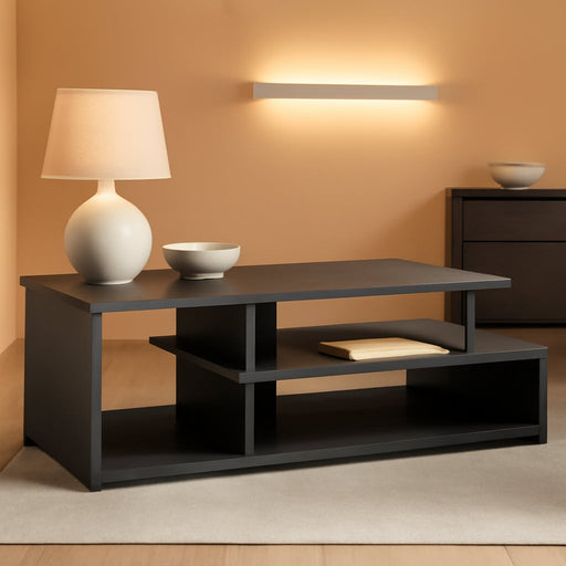Econ Low Rise TV Stand, Black/Black