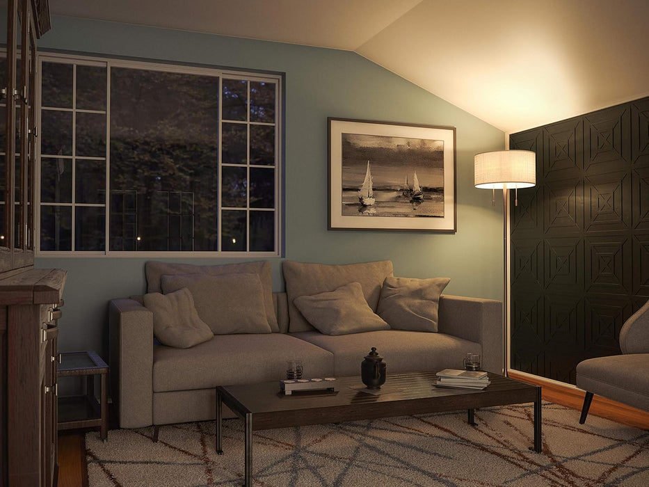 Stowe Floor Lamp with Antique Brass Finish, Modern Style, 61" Height, 19" Width, 19" Depth