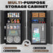 72 Inches HeavyDuty Metal Storage Lockable Cabinet