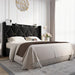 Queen Bed Frame with Storage Headboard & Smart Charging Station