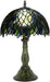 Tiffany Style Stained Glass Table Lamp 18.5 Inch - Multicolor Leaf