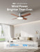 DREO Ceiling Fan, 44 Inch Low Profile Ceiling Fan with Light and Remote, 5CCT LED, 6-Level Dimmable, 6-Speed, Reversible Motor, 22 Db, Timer, Easy-Install, Black Flush Mount for Bedroom