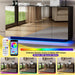 Buffet Cabinet Mirror with Storage Black Sideboard with Storage Coffee Bar with Lights & Charging Station Kitchen LED 57.87'' Buffet Cabinet with Mirror Doors for Bedroom, Living Room
