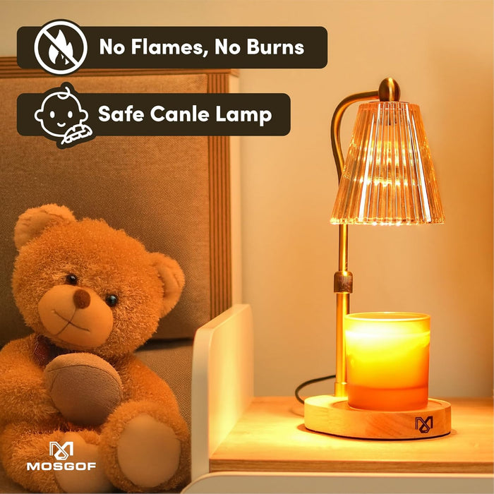 Candle Warmer Lamp with Timer and Dimmable, Candle Lamp Warmer for Mom Birthday Gifts, Elegant Design Electric Candle Warmers for Aromatherapy, Portable Wax Warmer Lamp