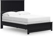 Signature Design by Ashley Maribel Transitional Full Panel Bed, Foundation or Box Spring Needed, Black