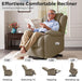 Power Lift Recliner Chair for Elderly Indoor Living Room Reclining Chairs Lounge Chairs Single Sofa with Side Pockets and Remote Control for Bedroom（Brown）