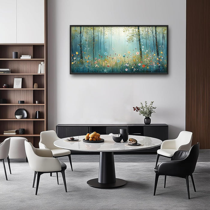60x30 Forest Tree BotanicalArtistic Frameless Wall Art
