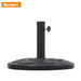 27 Lbs. Heavy-Duty Patio Umbrella Base in Black