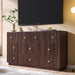 Fluted 8 Drawers Dresser for Bedroom, 55" W Modern Dressers & Chest of Drawers with Metal Handle, Wood Closet Clothes Storage Organizer,Storage Dressers Organizer for Hally/Living Room, Natural