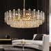 Gold Crystal Chandelier 31.5 Inch Elegant Radiance