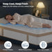 Queen Mattress, 12 Inch Cooling Hybrid Mattress in a Box, Medium Firm