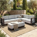 Patio Furniture Set with 10'' Ultra-Thick Cushions