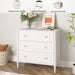 3 Drawer Dresser for Bedroom, 32" Wide Chest of Drawers, White