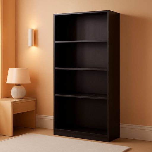 Pasir 4-Tier Bookcase / Bookshelf / Storage Shelves, Espresso