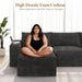114 Inch Modular Contemporary Sectional Sofa Black