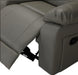 107" Power Reclining Sectional Sofa Grey Leather