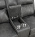 Gray Reclining Loveseat