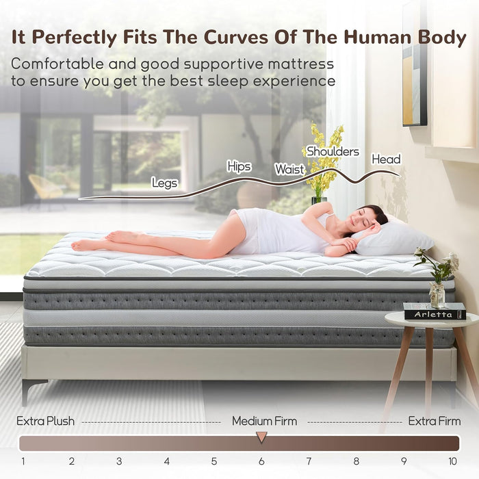 King Size Orthopaedics Hybrid Memory Foam Mattress