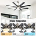 Smart Reversible Ceiling Fan With Integrated Lighting