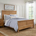 Marsden Patina Wood Finish Wooden Cane King Bed (81 In. W X 54 In. H)