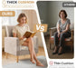 Beige Upholstered Contemporary Accent Chair With Legs
