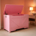 Rose Pink 39.4Inches PremiumStorage Bench Toy Chest