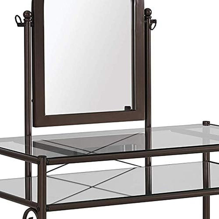 Clarisse Metal Vanity Set (58950MTL-01-KD-U)