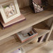 Miscellaneous Storage 3-Shelf Display Bookcase, Pacific Maple Finish