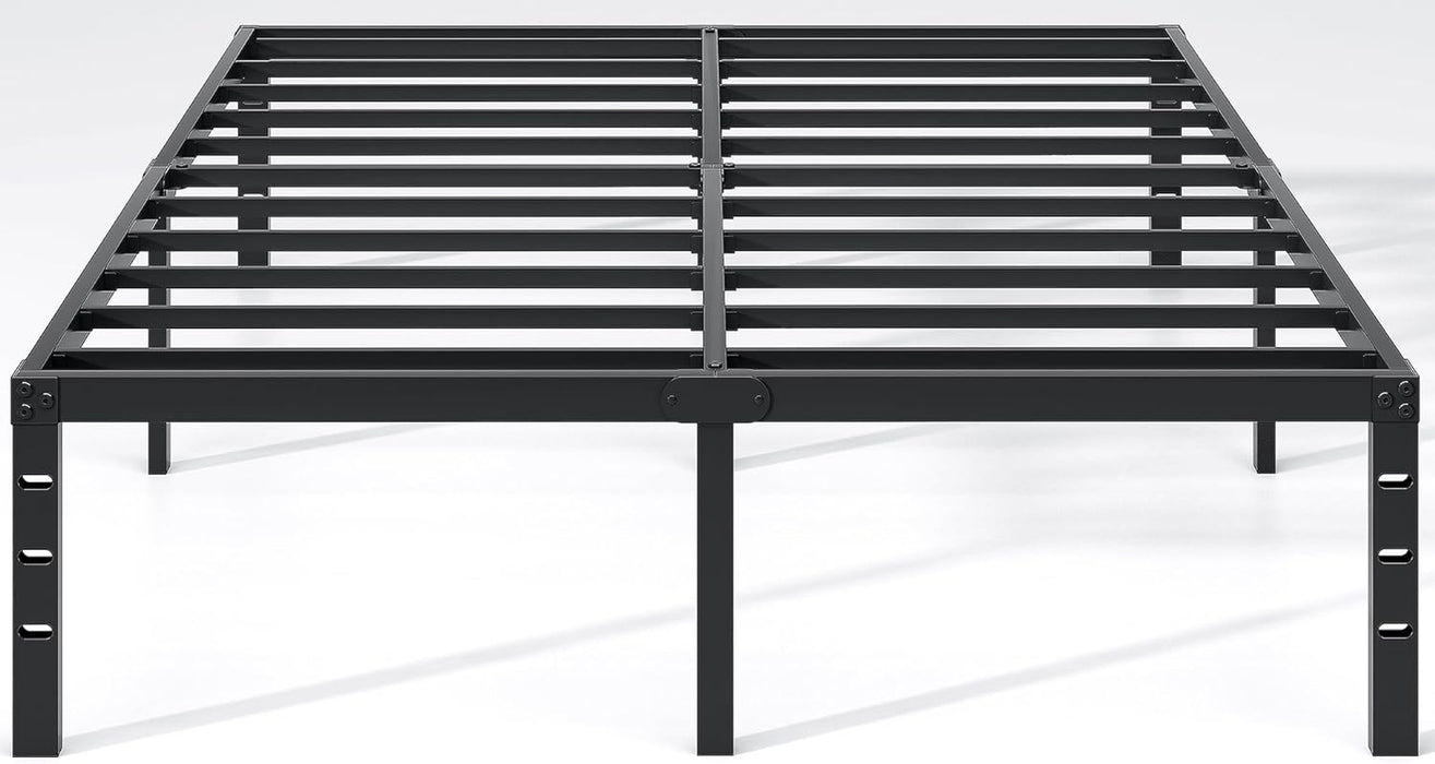 Metal Bed Frame,Queen Size Bed Frame with Storage Space,14 Inch