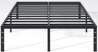 Metal Bed Frame,Queen Size Bed Frame with Storage Space,14 Inch