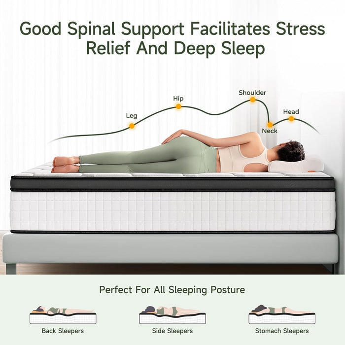 Full Size Hybrid Mattress With Independent Springs