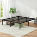 Metal Platform Bed Frame Full Size, 12 Inch Height with Heavy Duty Steel Support, No Box Spring Needed, Easy Assembly and Underbed Storage,Black
