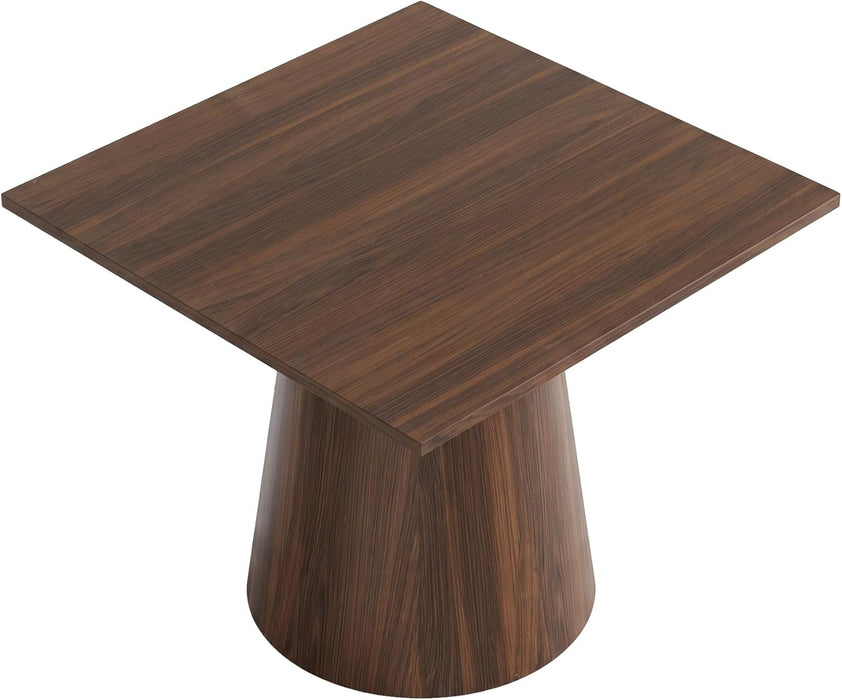 Space Saving SquareShaped Dining Table Pedestal Base