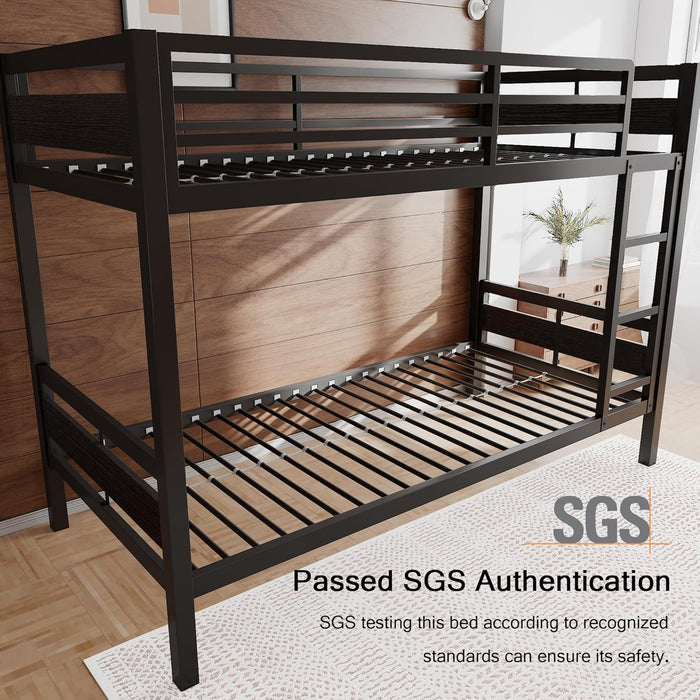 Full Over Full IndustrialGradeMetal Bunk Bed Ladder