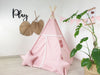 Toddler Teepee Tent Teepee Tent , Playhouse for Kids , Kids Playhouse , Indoor Playzone , Neutral Teepee Print , Pink Baby Girl Style Teepee