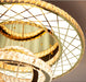 Gold 24 Inch Ceiling Chandelier Decorative Illumination