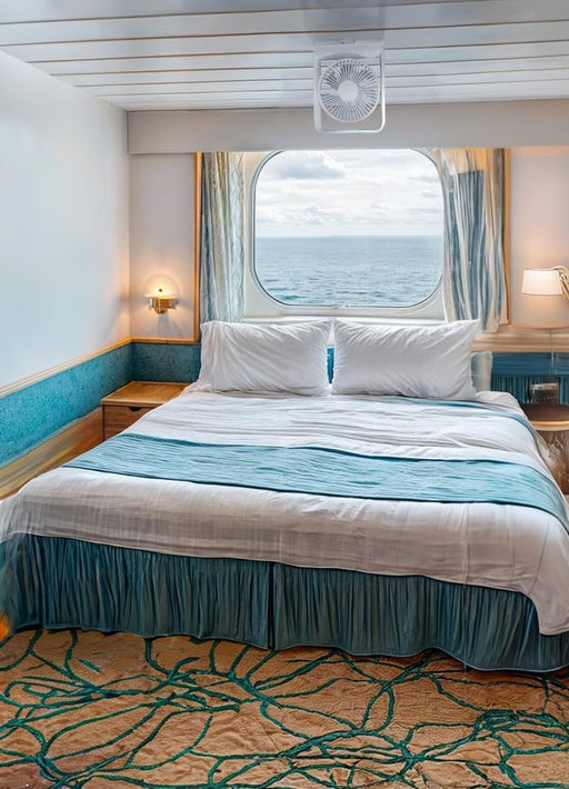 Ship-Eez Cruise Ship Approved Fan, Magnetically Hangs from Stateroom Ceilings and Walls, the Original Cruise Fan