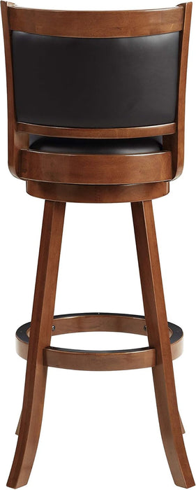 Augusta Extra Tall Swivel Bar Stool, 34-Inch, 1-Pack, Cherry