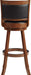 Augusta Extra Tall Swivel Bar Stool, 34-Inch, 1-Pack, Cherry