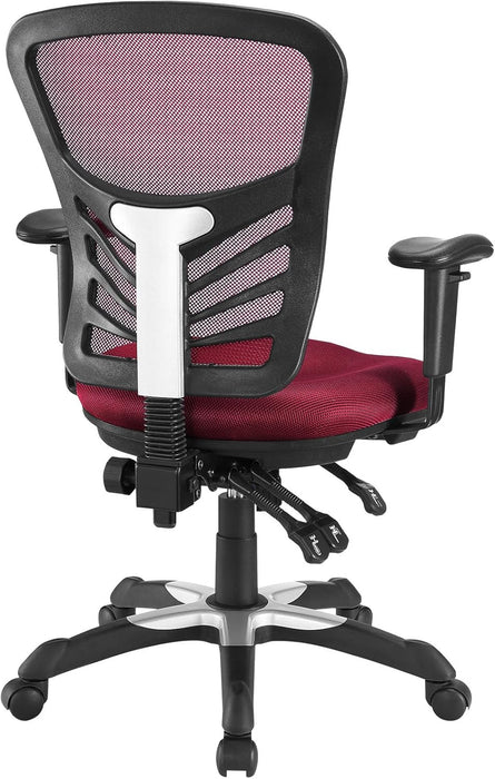 Articulate Ergonomic Mesh Office Chair in Red