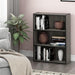 Pasir 3-Tier Open Shelf Bookcase, French Oak Grey