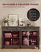 Farmhouse Buffet Cabinet, Coffee Bar with 2 Drawers