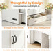 Queen Murphy Bed With Mattress White StorageDrawer