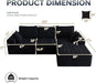 108 Inch Ultra Modular Sectional Sofa CloudMemoryFoam